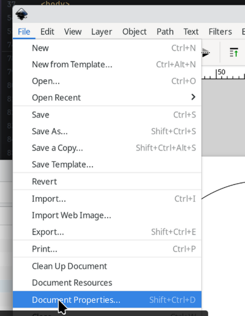 img/Inkscape File Document Properties Menu.png